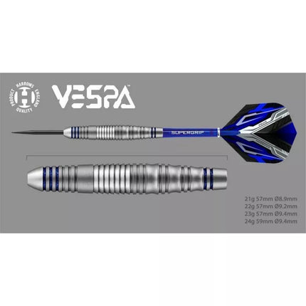 Harrows Vespa žaliamojo žalvario steeltip darts HS-TNK-000013889