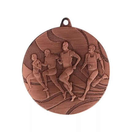 Bronze medal - running - steel medal
