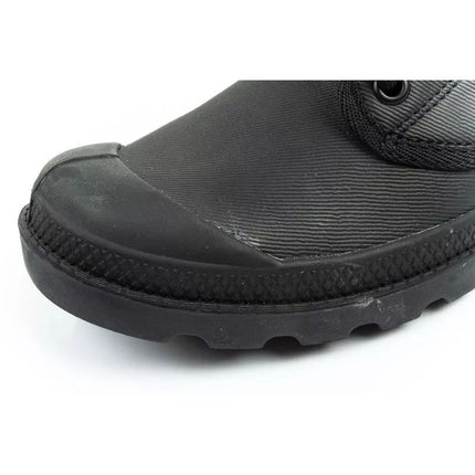 Palladium Women's Baggy Coated High Top Sneakers Fashionable Black