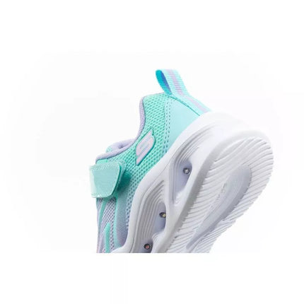 Skechers Color Breeze LED Children's Sports Shoes for Girls Turquoise