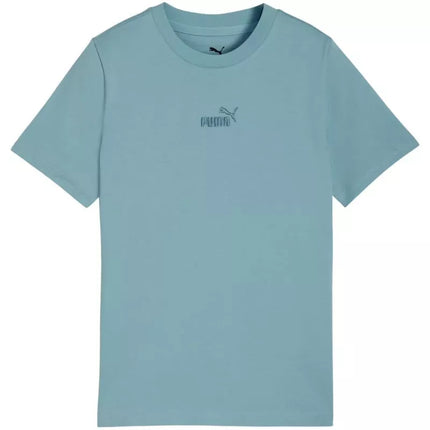 Puma ESS Small No. 1 Logo Centered Tee for Kids Blue 692975 47