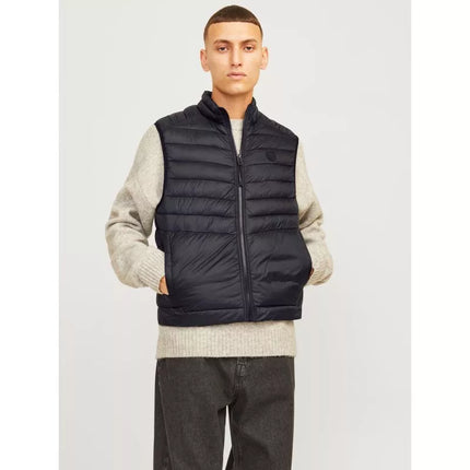 Jack&Jones vyriška liemenė JJESPRINT BODYWARMER COLLAR NOOS 12258457 JUODA/VIENOS SPALVOS