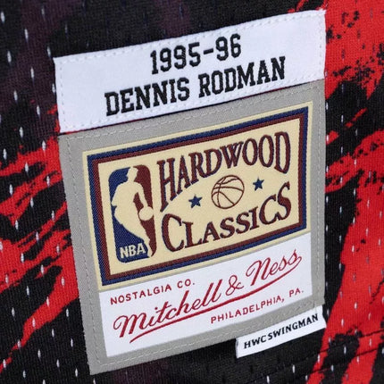 Marškinėliai Mitchell & Ness Marble NBA Swingman Dennis Rodman Chicago Bulls