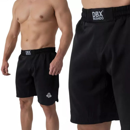 Bushido Black MMA Training Shorts S
