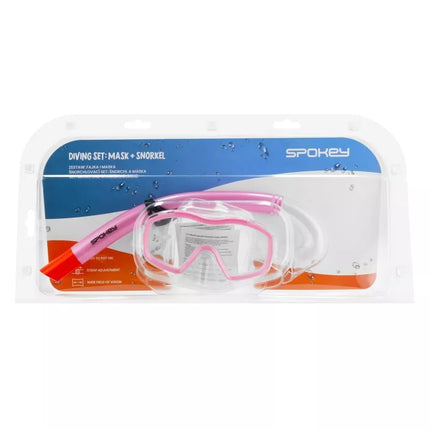 Spokey CELEBES SPK-928107 nardymo komplektas: kaukė + šnorkelis