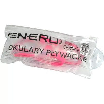 ENERO PINK SWIMMING GOGGLES WITH PLUGS