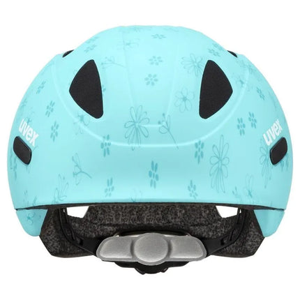 Uvex oyo style flowers cyan matt children's bike helmet 50-54