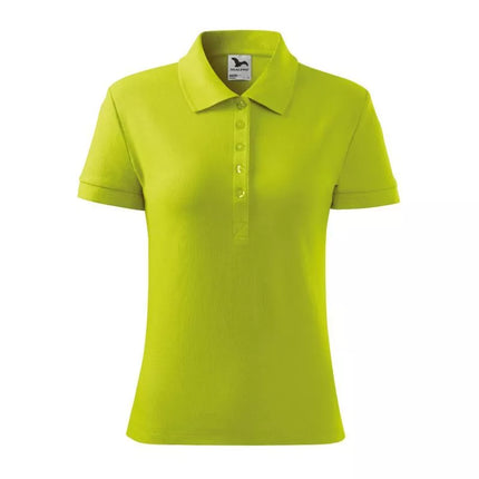 Malfini Cotton W MLI-21362 medžio anglies spalvos polo marškinėliai