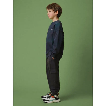 Boys' cargo sweatpants 4F 4FJRSS26TTROM1882-22S