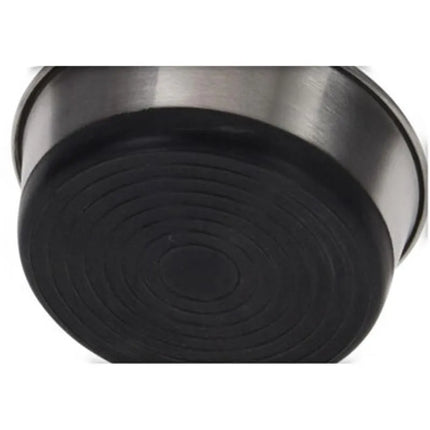 DOG AND CAT BOWL STAINLESS STEEL 17X6.5CM RUBBER BASE DOGS COLLECTION