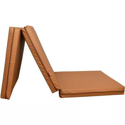 Sulankstomas gimnastikos čiužinys, rudas, 180 cm, BENCHK