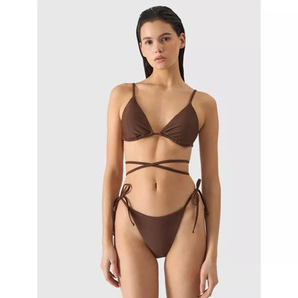 Moterims skirtas bikini viršus 4FWSS24UBKBF042-81S Rudas 4F