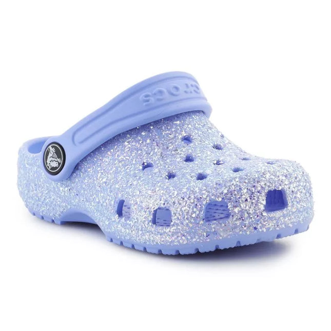 Crocs Classic Glitter Clog T Jr 206992-5Q6 šlepetės