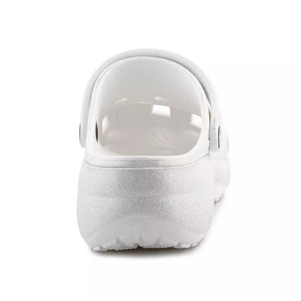 Crocs Classic Platform Glitter Clog W 207241-0WV Chalk
