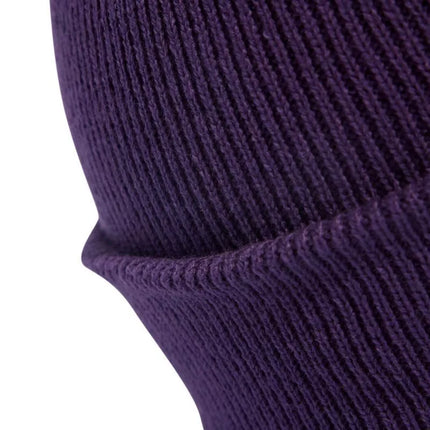 Adidas New Logo Beanie Cuff Purple JX5748