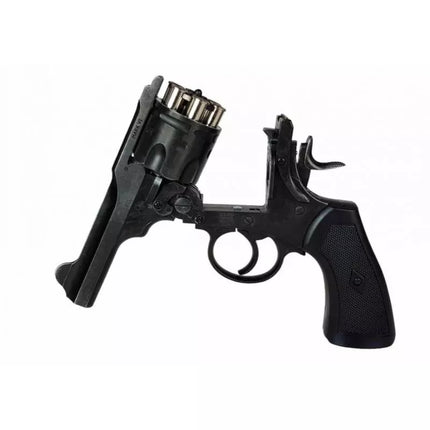 WEBLEY MKVI .455 Policijos revolveriui, kal. 5,5 mm, Diabolo šratai, 6 šūvių dėtuvė, 4" vamzdis, CO2 Battlefield Ekp do17J