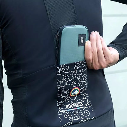 Rockbros bicycle bag 30990043006 for phone, keys, wallet 0.15 l - turquoise