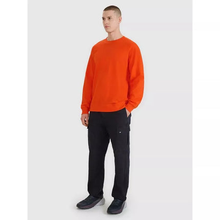 Men's sweatshirt without zipper and hood 4F 4FRSS25TSWSM2179-70S