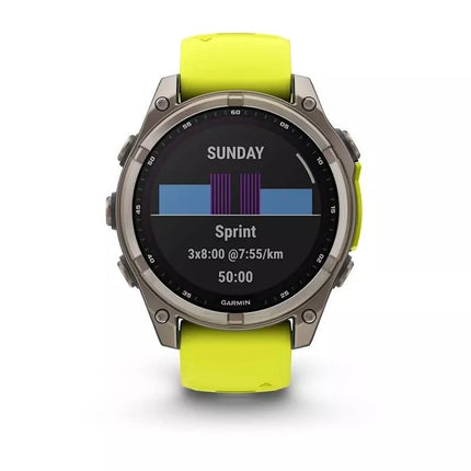 Garmin Fenix 8 Solar Sapphire Yellow Watch