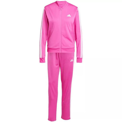 Moteriškas Adidas Essentials sportinis kostiumas su 3 juostelėmis, rožinis JD5436