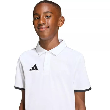 adidas Entrada 26 Polo T-shirt for kids white JZ6624