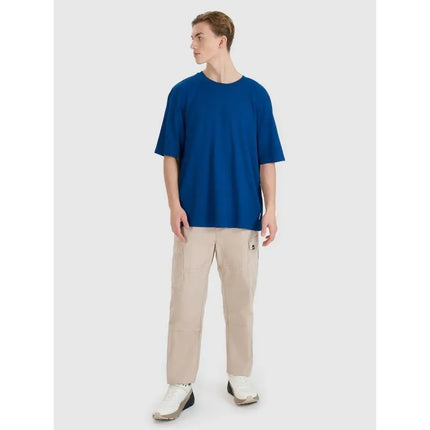 Vyriški „oversize“ modelio modaliniai marškinėliai 4F 4FRSS25TTSHM2731-46S