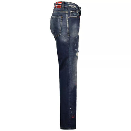 Geographical Norway MOD 201 EO MEN 2614 vyriški džinsai, mėlyni (SW5423H/GNO/Blue)