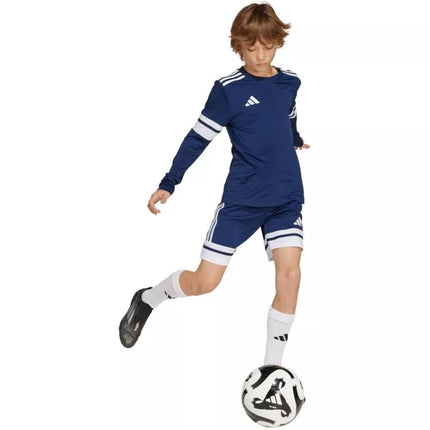 adidas Squadra 25 Long Sleeve Navy Blue Kids T-Shirt JJ0049