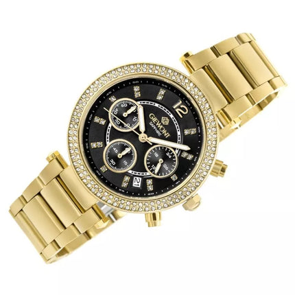 Giewont Sapphire Gold Black Women's Watch GW3380-B3