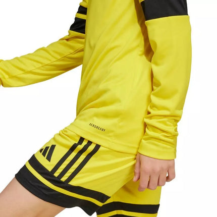 adidas Squadra 25 Long Sleeve Kids T-Shirt Yellow JJ0043