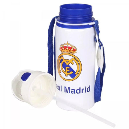 Real Madrid Aliumininis buteliukas su kandikliu ir dirželiu 600 ml RM00005