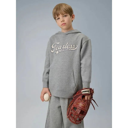 Boy's loose hooded sweatshirt 4F 4FJRSS26TSWSM2636-27M