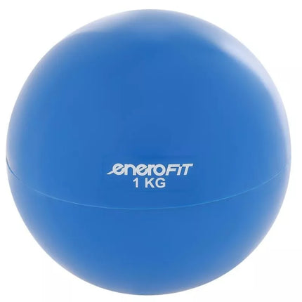 Svorio kamuolys su 1 kg svoriu, mėlynas ENERO FIT