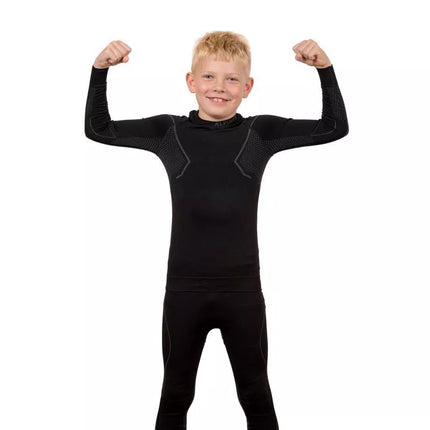 Alpinus Active Set termo apatmenys juodas ir pilkas Jr GT43204