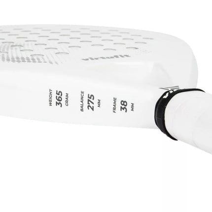 VIRTUFIT PADELIO KONTROLĖS RAKETĖ - BALTA IR JUODA