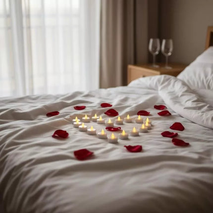 SET OF 2 LED TEA LIGHT CANDLES