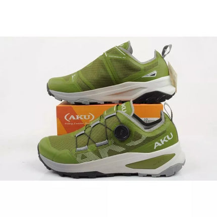 Aku men's trial trekking shoes Furiosa BOA Gore-tex Vibram fashionable green
