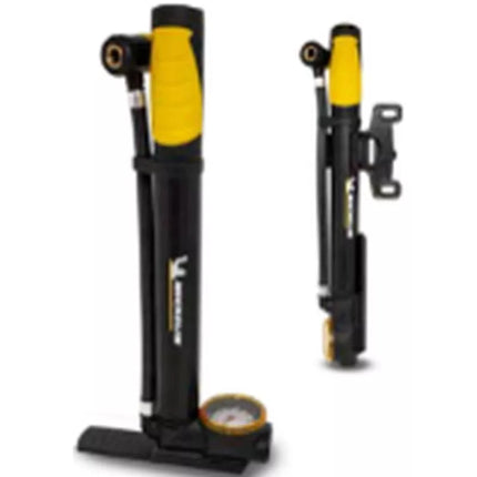 MINI DVIRAČIO POMPA SU MANOMETRU 2in1 ALU MICHELIN 8 bar (120 PSI)