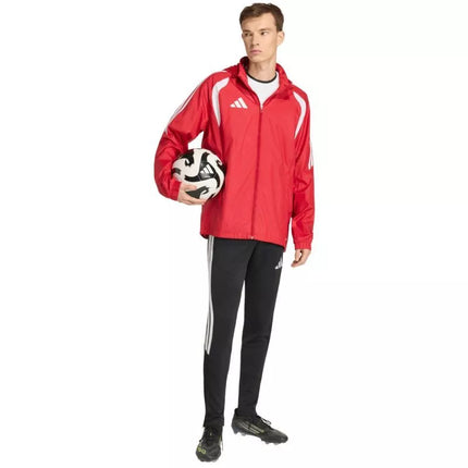 adidas Tiro 26 League vyriška vėjo striukė raudona JY9731