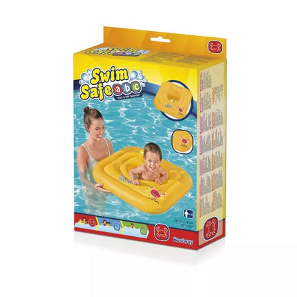 Bestway 32050 Swim Safe Wondersplash Square 3-Ring Baby Boat 92800497000