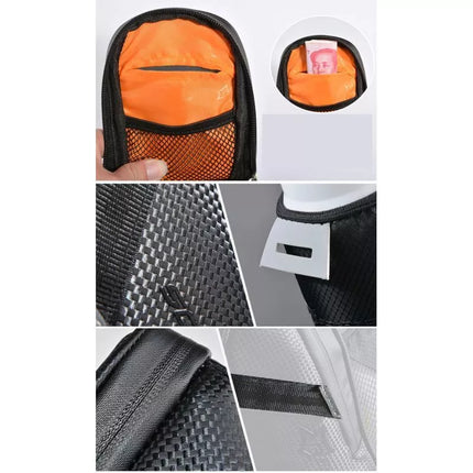 Rockbros C7-1 vandeniui atspari dviračio tašė su tvirtinimu prie balnelio 1.5l - juoda
