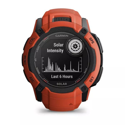Garmin Instinct 2X SOLAR Sportinis Laikrodis Raudonas
