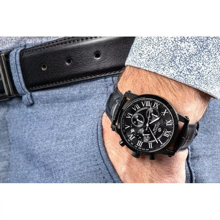 Men's Watch Giewont Chronograph Sapphire Black GW6260-A3