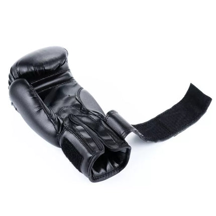 6oz Boxing Gloves for Kids - 4Fighter Black