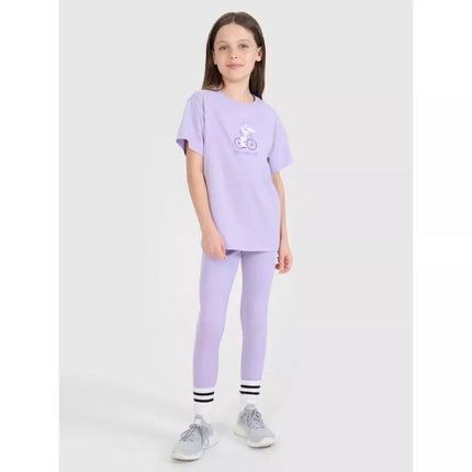 Girls' printed t-shirt 4F4FJRSS25TTSHF2645-52S