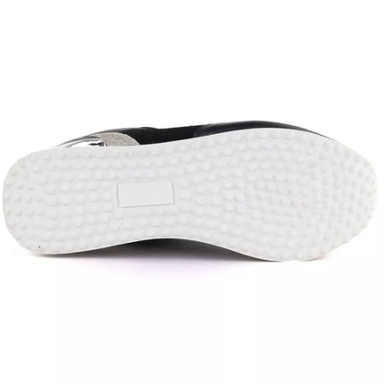 Women's leather sports shoes black Kobbo 100102