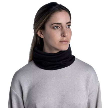 Buff Merino Heavyweight Neckwarmer 11096300 Black One size