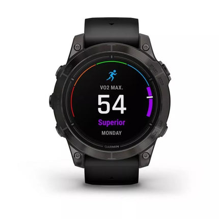 Garmin EPIX PRO g2 47mm Safyrinis Anglies pilkos spalvos su DLC danga, Titano juodumo