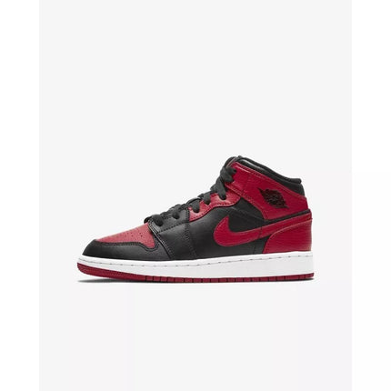 Air Jordan 1 Mid Banned GS retro batai - 554725-074