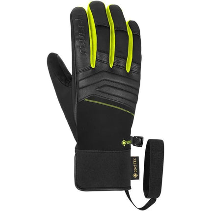 Reusch Jupiter GORE-TEX pirštinės, dydis 8.5, juodos ir geltonos